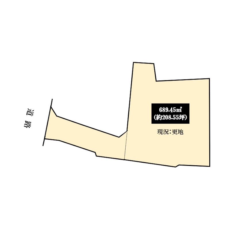 京田辺市草内穴口の土地